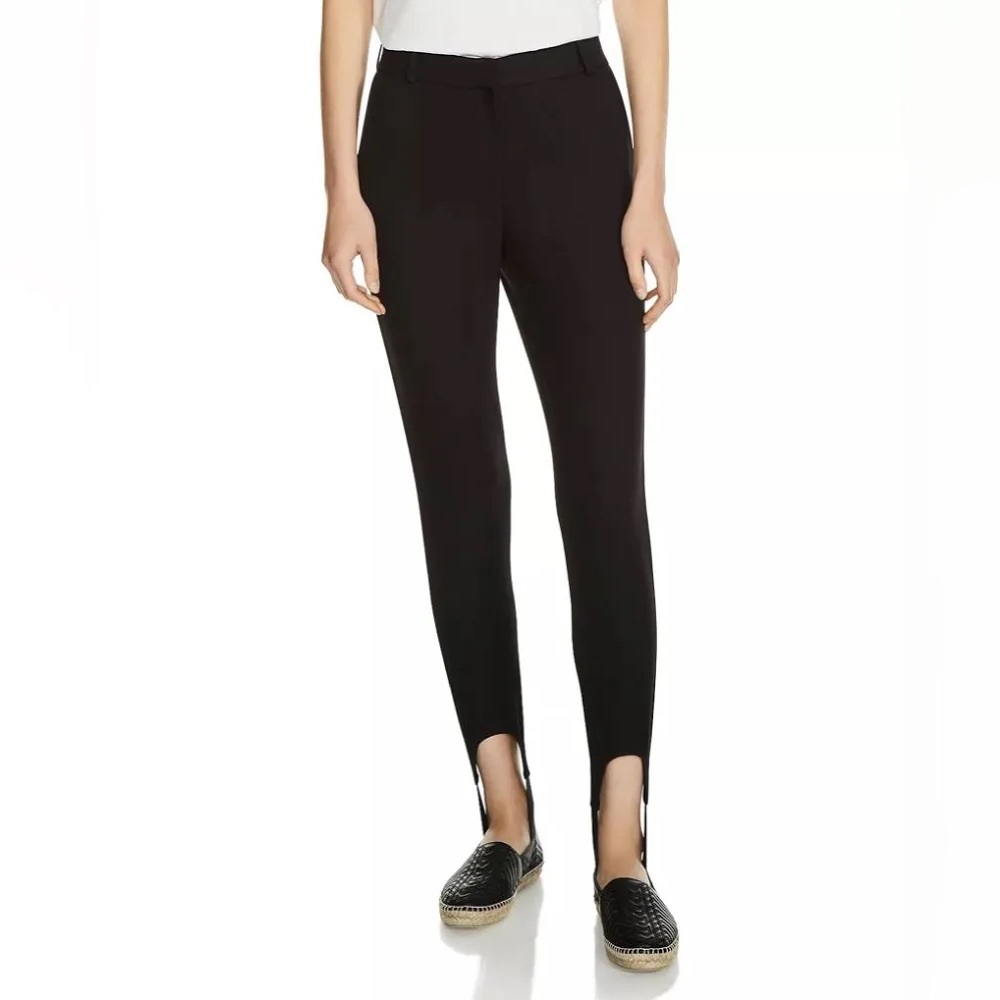 Maje Black slim Maje stirrup pants Sz 34